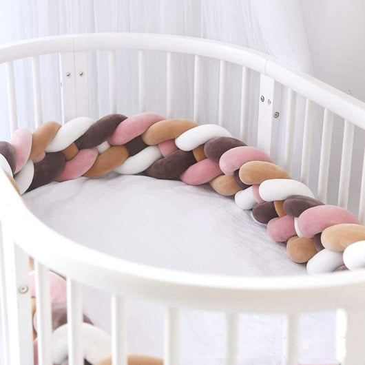 Protector de Cama Trenzado Anudado para Niños - Barrera de Seguridad Decorativa - Image 24