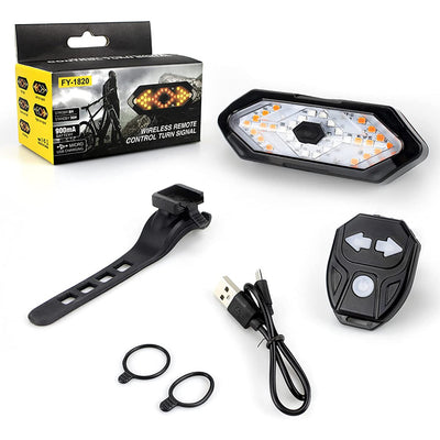 Luz de Giro para Bicicleta con Carga USB y Bocina - Image 6