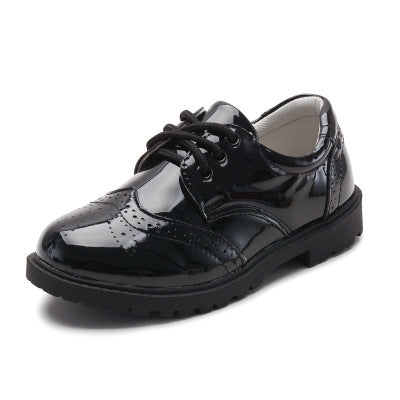 Zapatos de Cuero para Niños Estilo Británico Casual - Calzado Escolar Versátil
