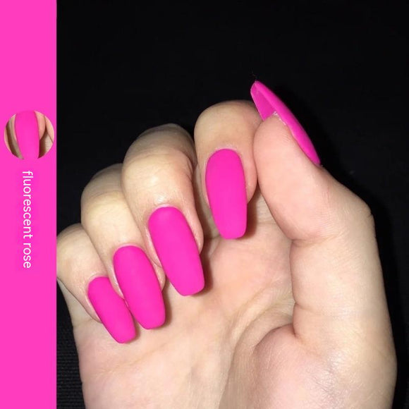Manicura Fluorescente Estilo Europeo Americano para Discoteca