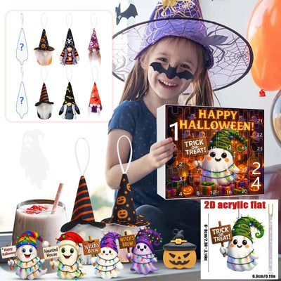 Adorno Navideño Muñeca Fantasma Calabaza en Caja Sorpresa - Image 24