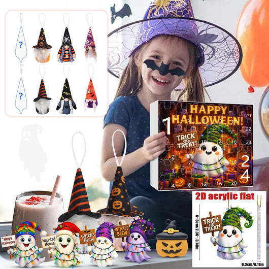 Adorno Navideño Muñeca Fantasma Calabaza en Caja Sorpresa - Image 24