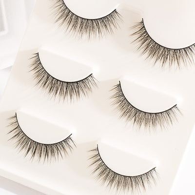 Pestañas Postizas 3D Efecto Natural - Maquillaje Ligero Diario