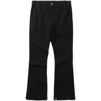 Pantalones Overol Hombre Trendy Pierna Ancha Casual Sólido - Image 9