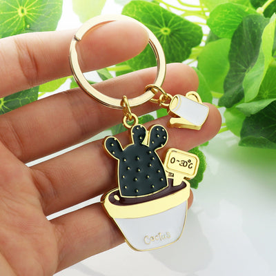 Llavero Suculenta Cactus Adorable para Mujer en Maceta - Image 14