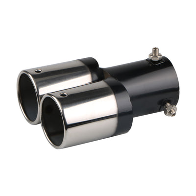 Tubo de Escape Doble Silenciador Universal Acero Inoxidable para Automóviles - Image 5