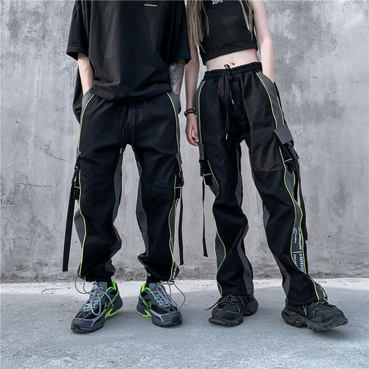 Pantalones deportivos holgados con cintura ajustable - Image 8