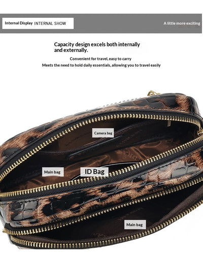Bolso Crossbody Estampado Leopardo - Ligero y Versátil para Celular - Image 11