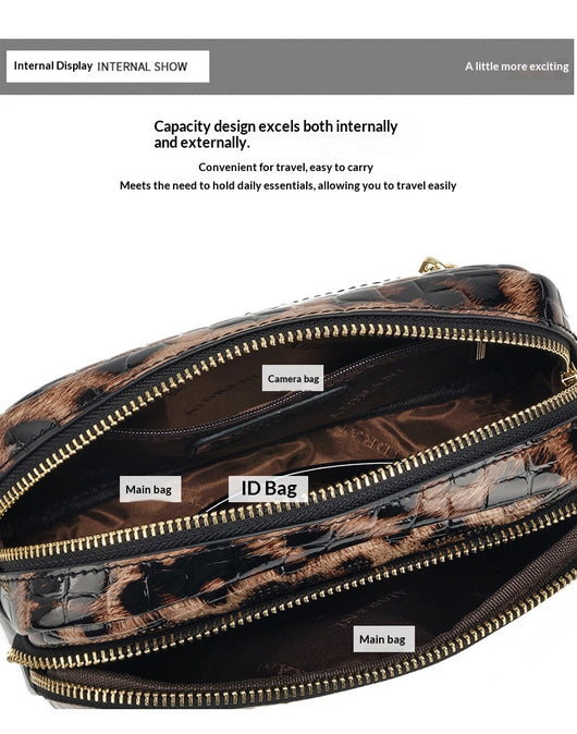 Bolso Crossbody Estampado Leopardo - Ligero y Versátil para Celular - Image 11