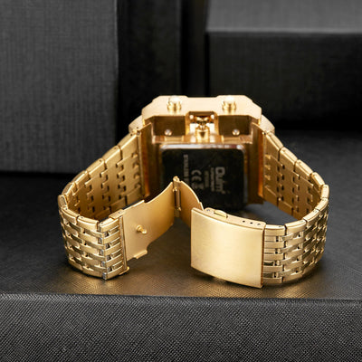Reloj de Hombre Multihuso con Esfera Grande Luminosa y Correa de Acero Inoxidable - Image 27