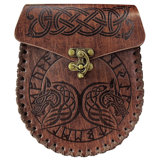 Bolsa Medieval Estilo Vikingo para Cintura - Monedero Vintage Artesanal - Image 3