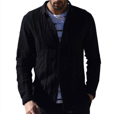 Cardigan de Algodón Manga Larga para Hombre - Image 4