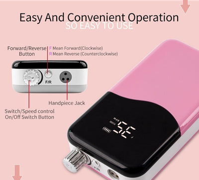 Lijadora Eléctrica Portátil para Uñas con Almacenamiento - Image 19