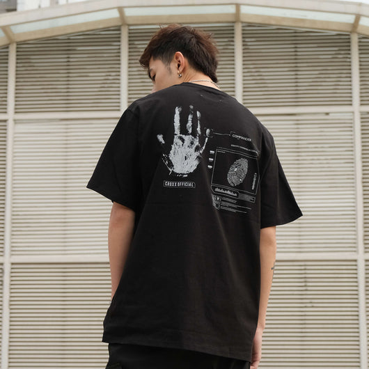 Playera Negra Cinco Cuartos Versátil para Hombre - Image 14