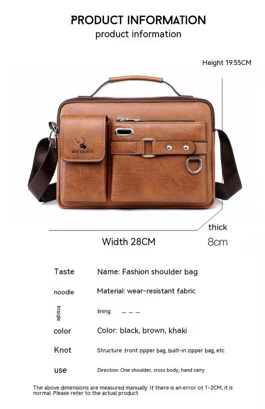 Bolsa Crossbody Casual para Hombre - Estilo Urbano - Image 9
