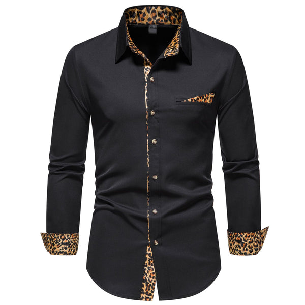 Camisa Manga Larga Combinada para Hombre