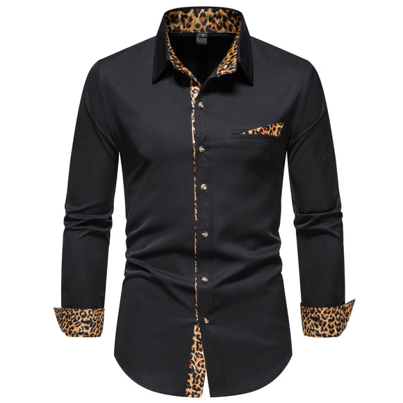 Camisa Manga Larga Combinada para Hombre