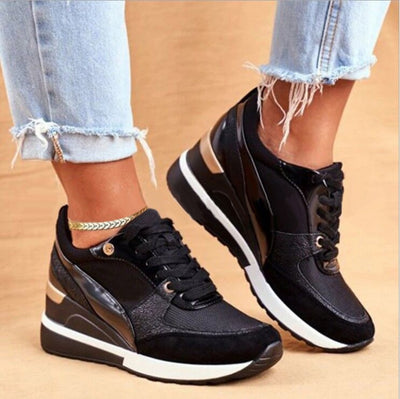 Tenis Plataforma Colorblock con Lentejuelas para Mujer - Image 9