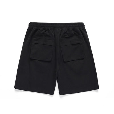 Shorts Militares con Cintura Elástica y Bolsillos con Parches - Image 2
