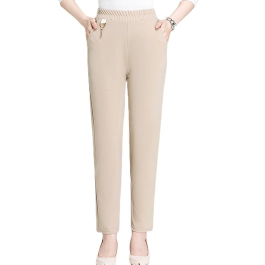 Pantalones Largos Estilo Occidental para Hombre Maduro - Primavera y Otoño - Image 5