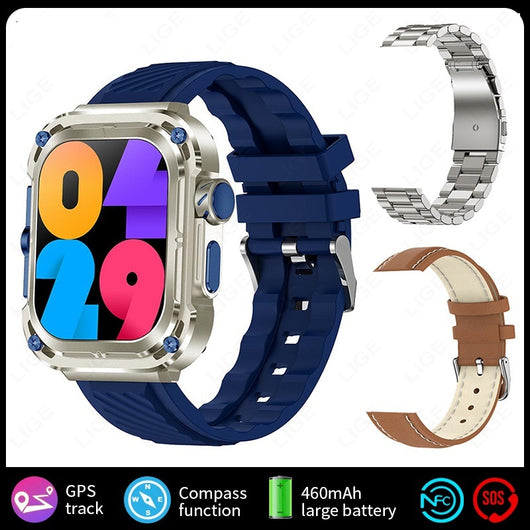 Reloj Inteligente Deportivo de Pantalla Grande con Monitor de Salud - Image 7