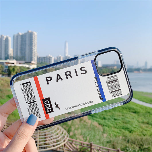 Funda iPhone 11 Silicona Antigolpes Diseño Cartoon Ticket Doble Color - Image 12