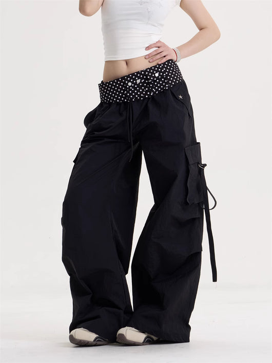 Pantalones Vaqueros Retro Americano Cintura Alta Pierna Ancha - Image 9