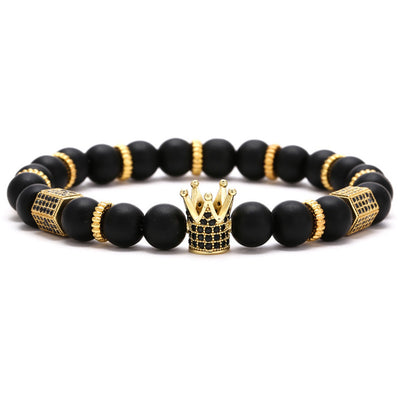 Pulsera Hexagonal para Hombre con Circonitas Incrustadas y Diseño de Corona - Image 32