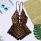 Camisón Mujer Estampado Leopardo con Cintas Ajustables