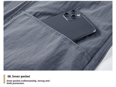 Ropa de Protección Solar Transpirable en Seda de Hielo para Hombre - Image 18