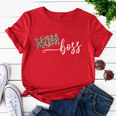 Playera Suelta Estampada de Manga Corta para Mujer - Image 26