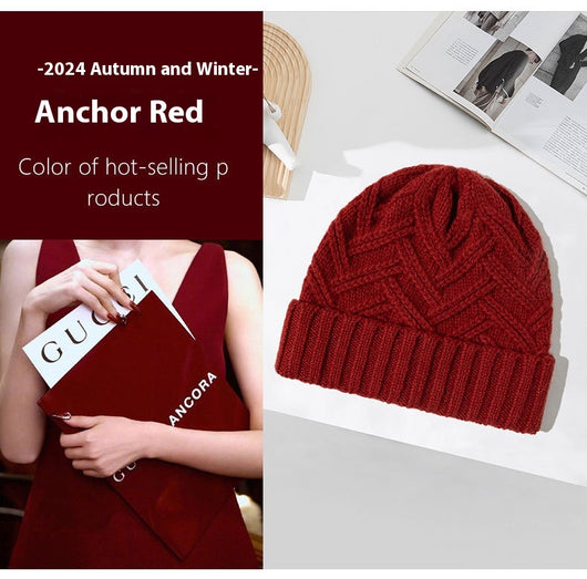 Gorro de Lana Gruesa Tejido para Otoño e Invierno - Image 20