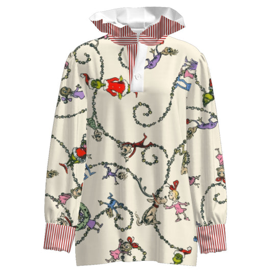 Camisa Manga Larga Suelta Minimalista para Commuter - Image 2