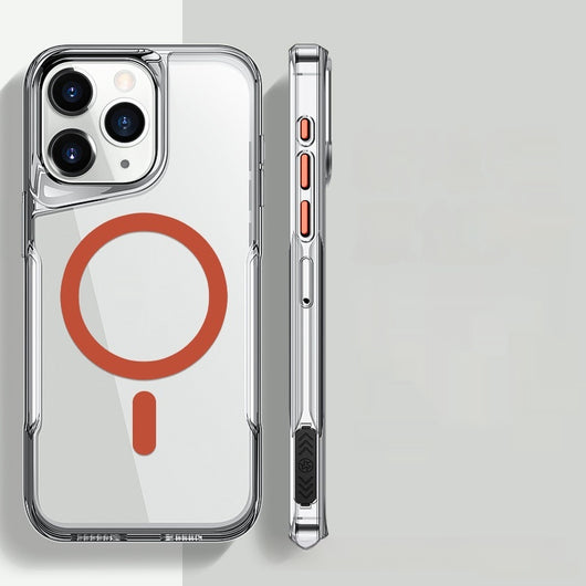 Funda Protectora Magnética Transparente Antiimpactos para Celular - Image 6