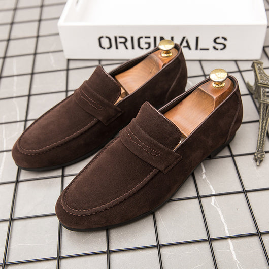Zapatos Casuales de Ante para Hombre - Slip-on Cómodos de Cuero - Image 3