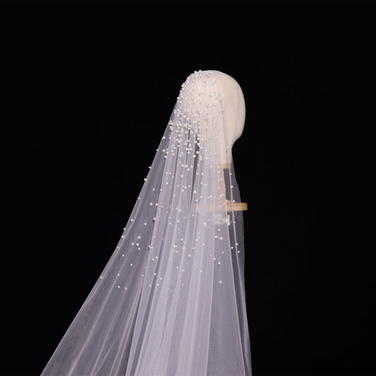 Diadema Nupcial de Perlas Coreana Extralarga - Image 2