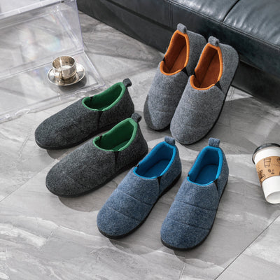 Pantuflas Cómodas para Hombre con Suela de Goma y Diseño Minimalista - Image 10