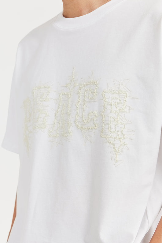 Camiseta Holgada Estampado Foam Puff para Hombre - Image 16