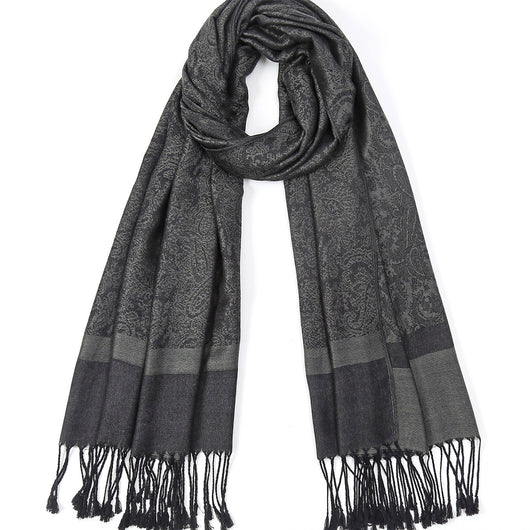 Rebozo Étnico Paisley en Jacquard de Cashemira - Image 4