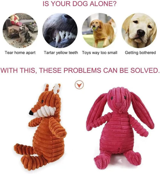 Juguete Interactivo para Perros con Sonido Chirriante y Peluche Suave - Image 3