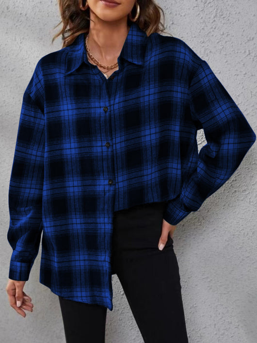 Cardigan Cuadros Suelto para Mujer - Image 6