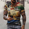 Men's 3D Customized Sports T-Shirt - Summer Round Neck
