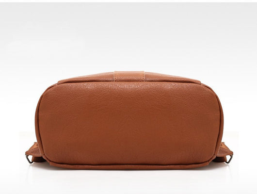 Mochila de Gran Capacidad en Colores Sólidos para Mujer - Image 16