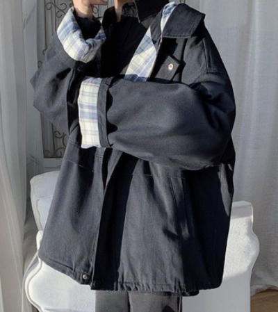 Chaqueta Holgada Estilo Hong Kong - Abrigo Coreano Oversized - Image 6