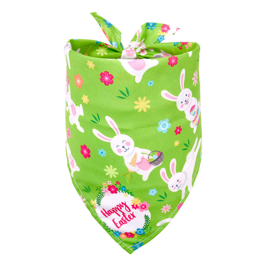 Pañoleta Triangular Festiva para Mascotas - Diseño Pascua - Image 7
