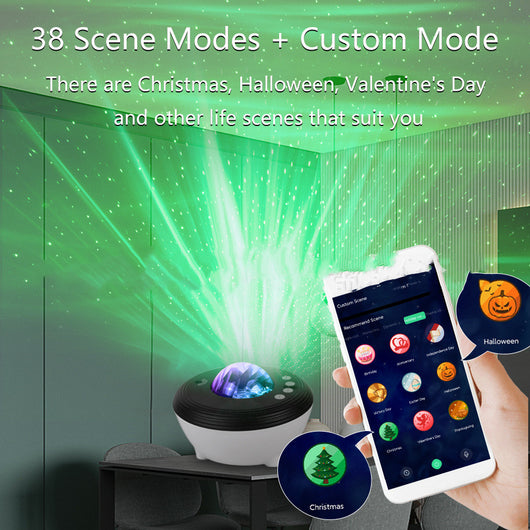 Luz Proyectora Aurora Boreal con Control por Voz Tuya Smart - Image 4