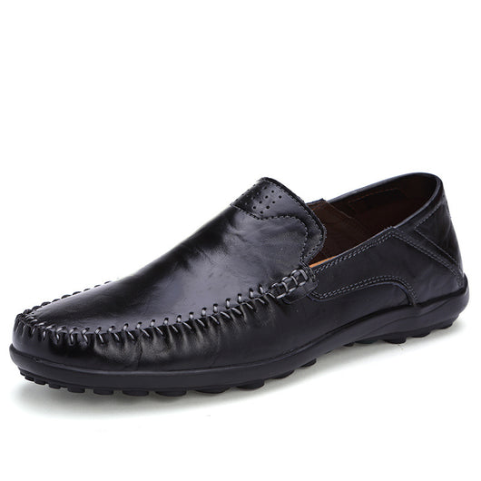 Zapatos Casuales de Cuero para Hombre Estilo Británico Ligeros y Versátiles - Image 4