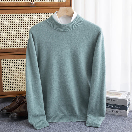 Suéter de Cuello Medio en Lana para Hombre - Image 16