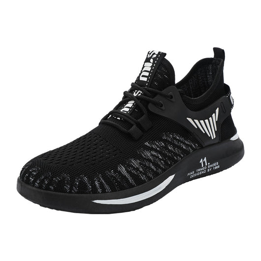Zapatos Deportivos Casuales Talla Grande con Tejido Transpirable y Punta Redonda para Hombre - Image 8