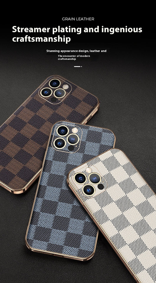 Funda Protectora Cuadros Plateados para Teléfono - Image 14